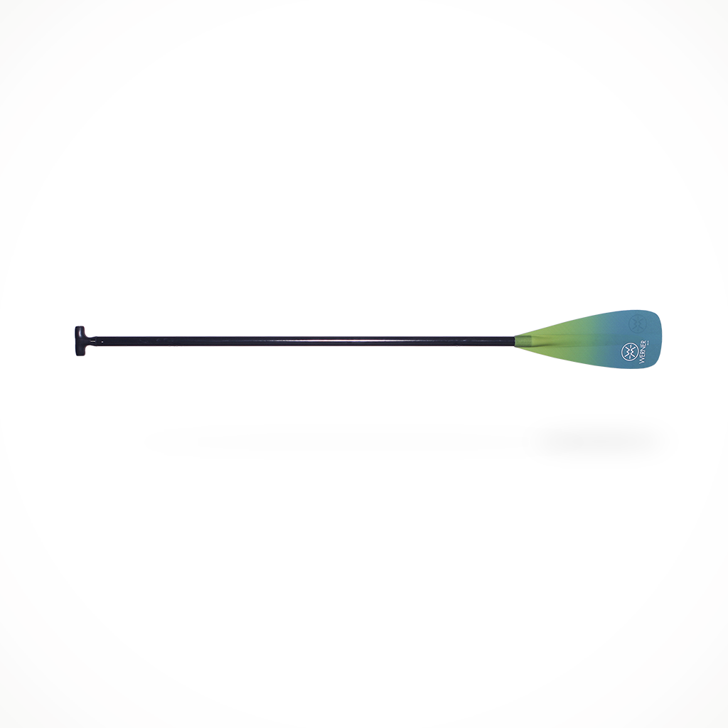 Paddling Werner Paddles Zen 85 Adjustable Straight Shaft Gradient Caribbean Full