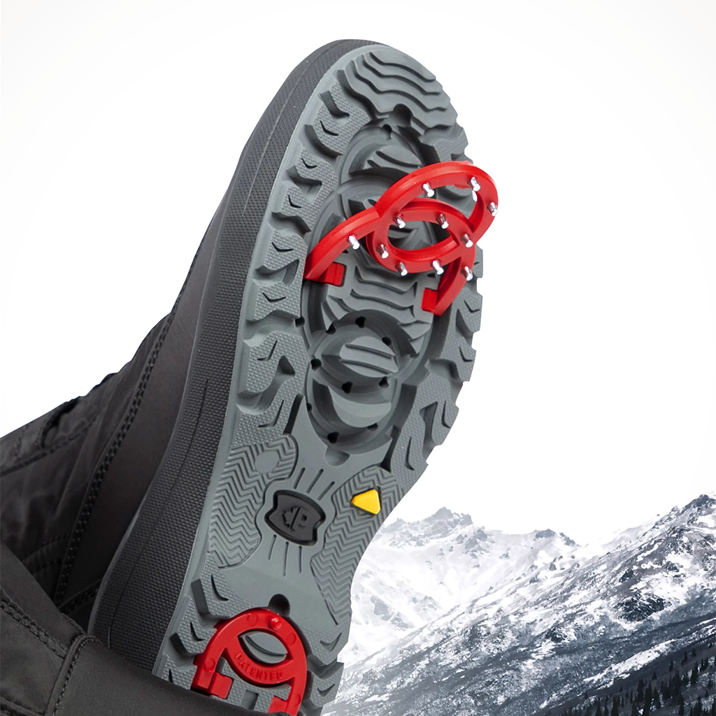 Ice gripping boots best sale