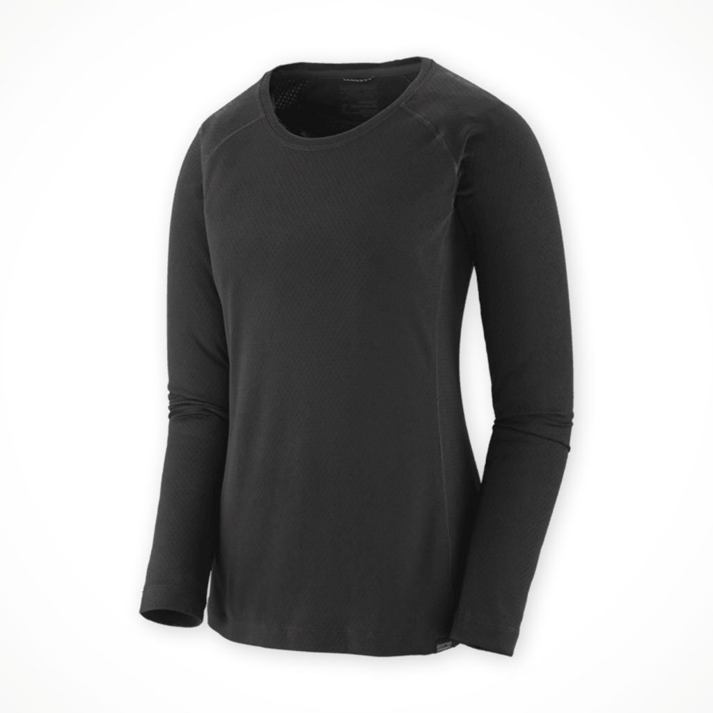 Product image: Patagonia Cap MW crew Black Womens 2025, shown in primary marketing view.