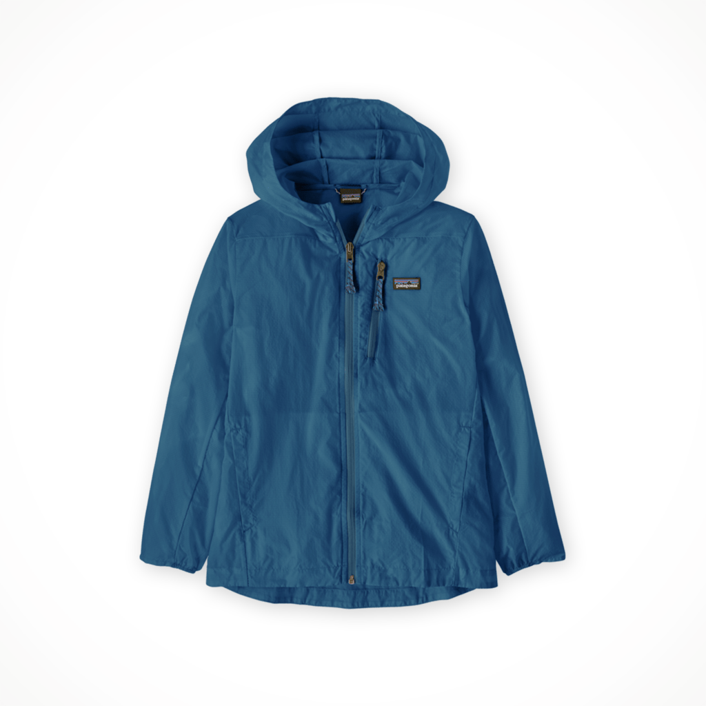 Product image: Patagonia Houdino Jacket Aquatic Blue kids 2026, shown in primary marketing view.