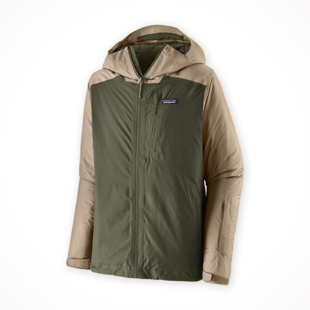 patagonia puff jacket green khaki