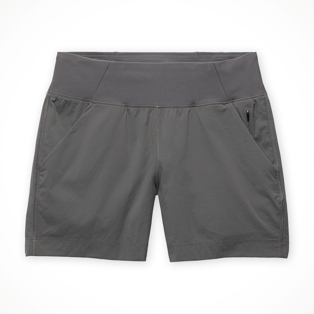 Product image: Prana Koen 5 inch Short Gravel wo Mens 2026, shown from the back.