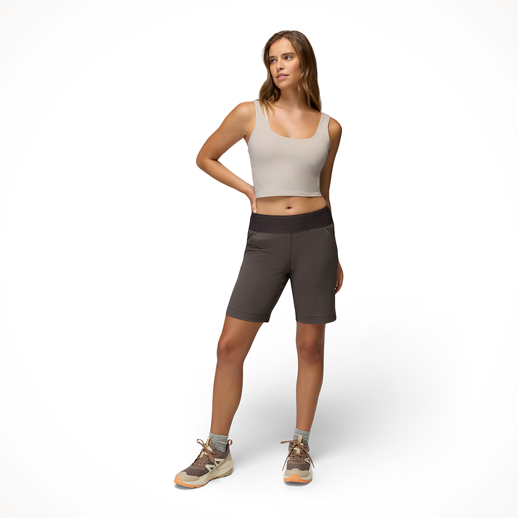 Product image: Prana Koen F Lat Front Short Basalt womens 2026 Alt1.