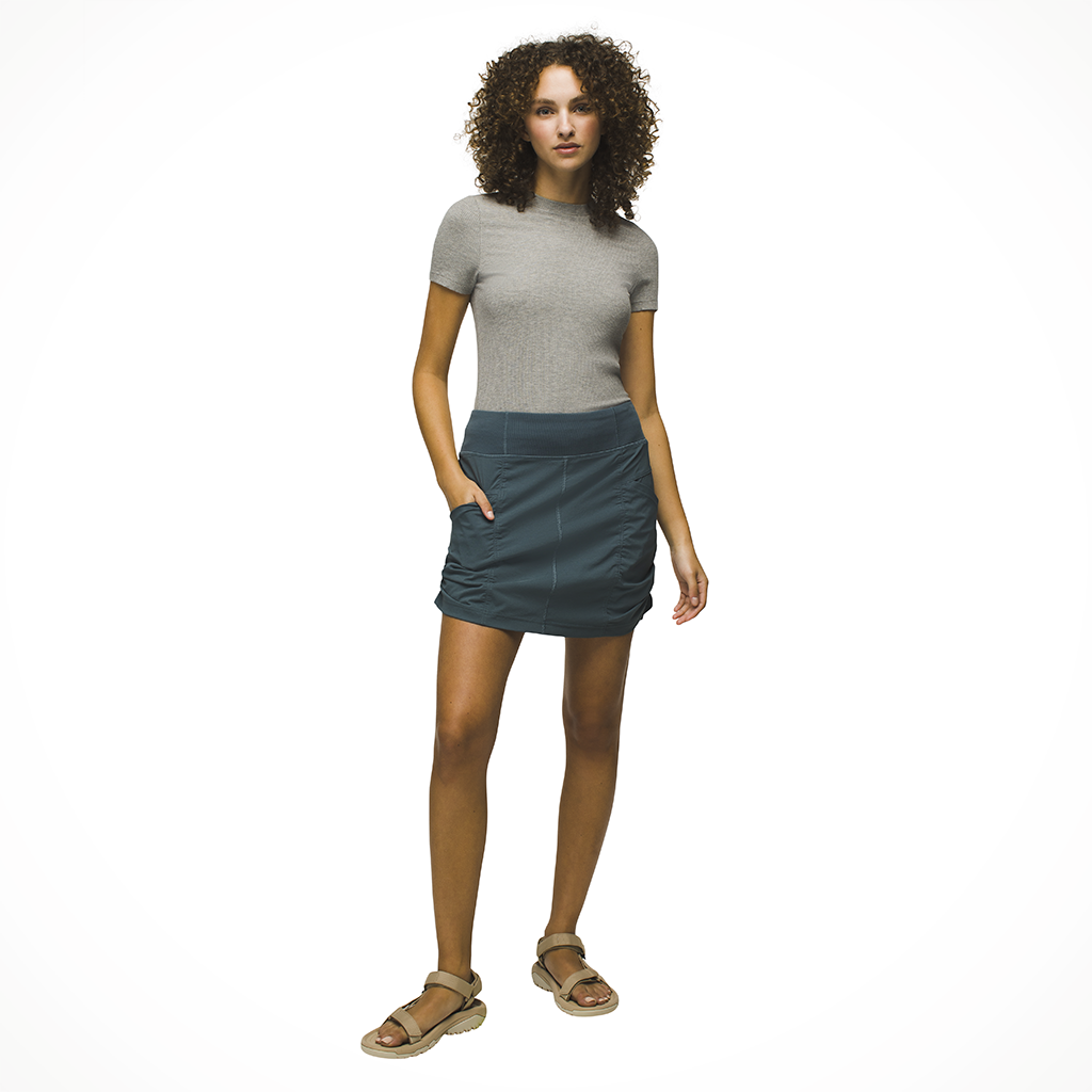Product image: Prana Koen Skort Grey Blue Womens 2026 Alt2.