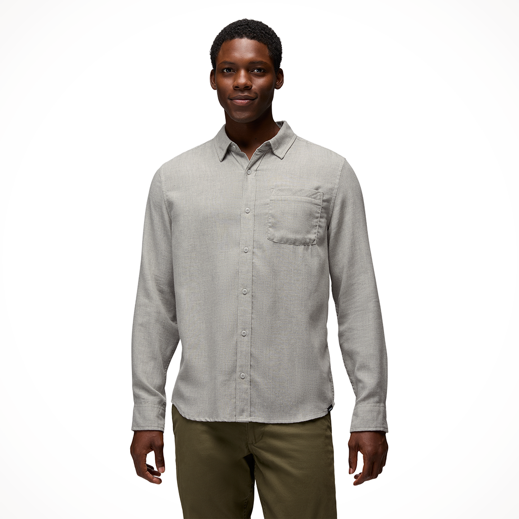 Product image: Prana Mendocino S Hirt River Rock Mens 2026 Alt1.