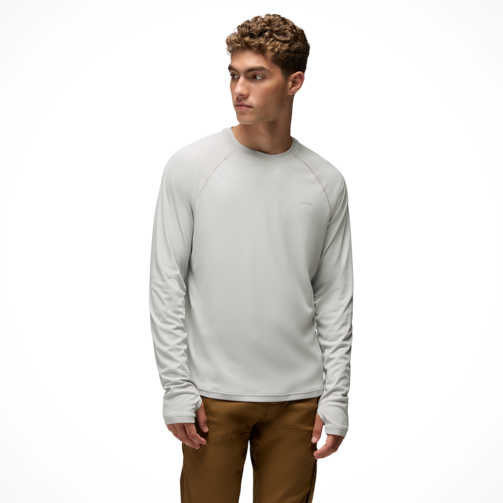 Product image: Prana Sol Shade LS Crew River Rock Mens 2026 alt1.