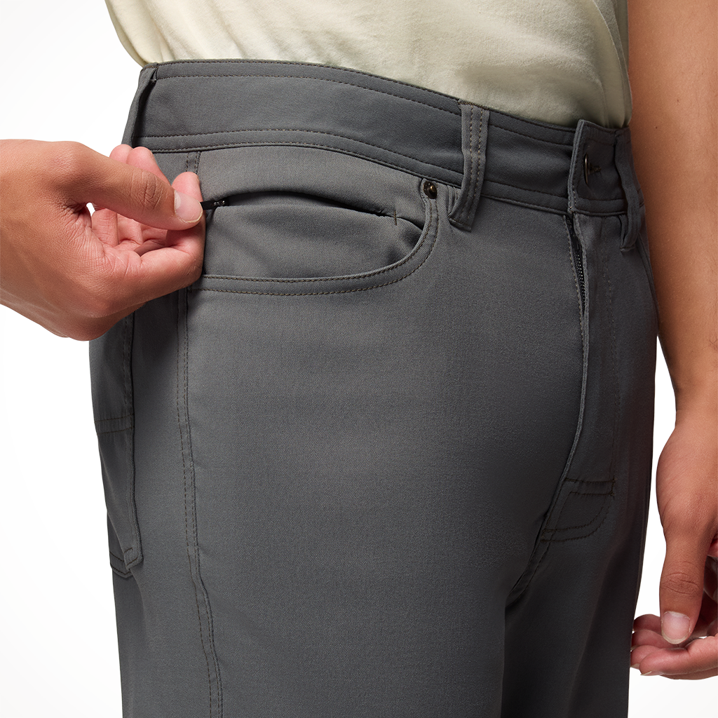 Product image: Prana Stretch Zion 5 Pocket Short Thyme mens 2026 alt1.