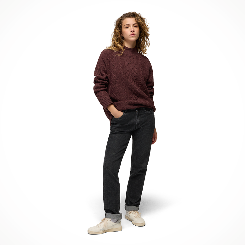 Amber Mountain Cable Sweater — Women's