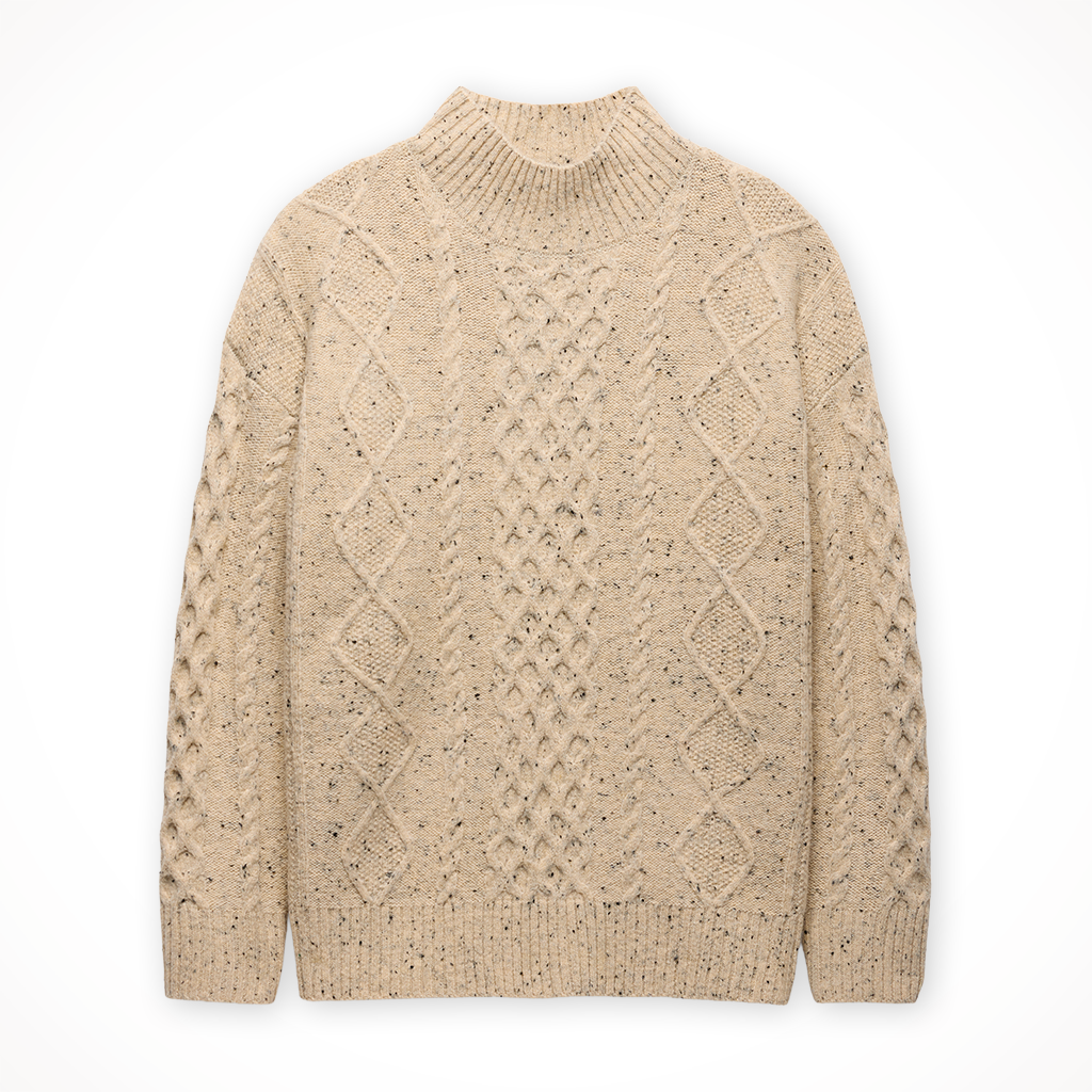 Amber Mountain Cable Sweater — Women's