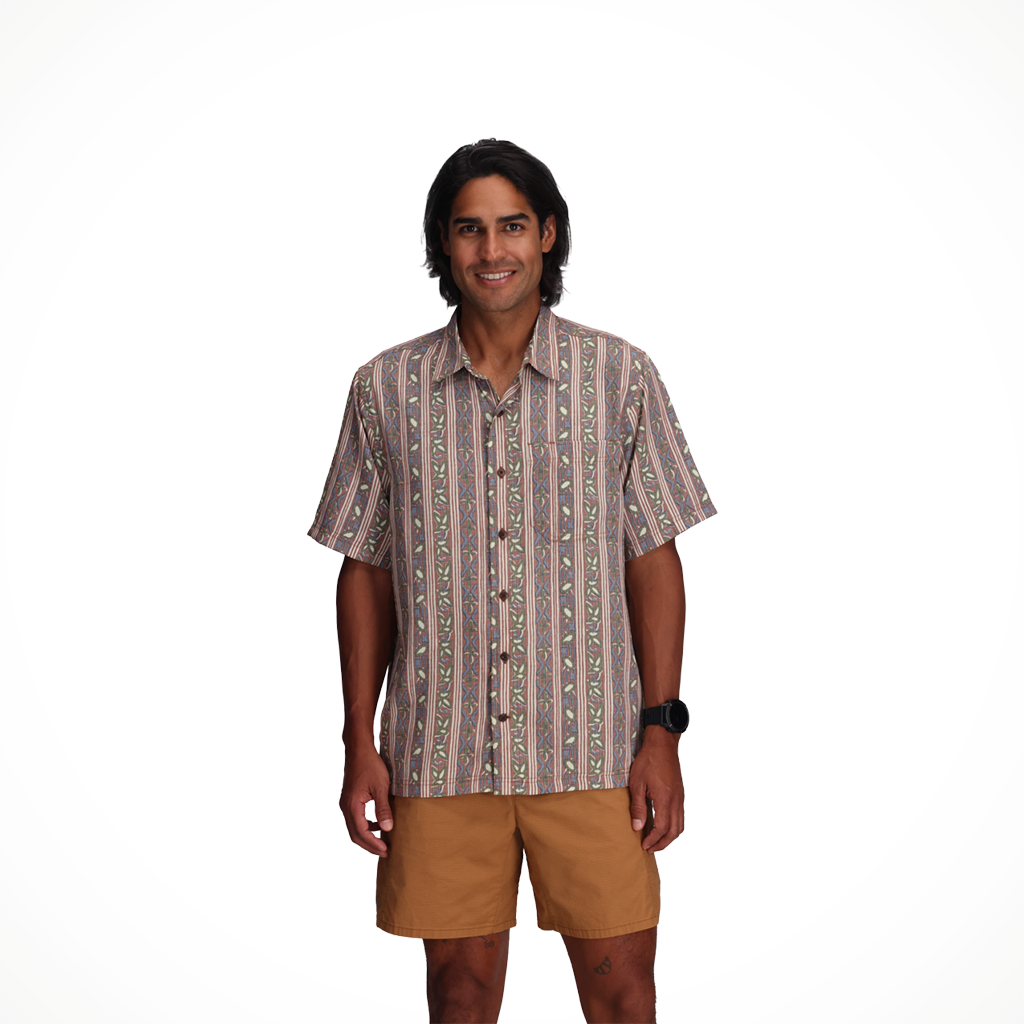 Product image: R Oyal Robins Camino Pucker ss Mahogany Botanist mens 2026, shown in primary marketing view.