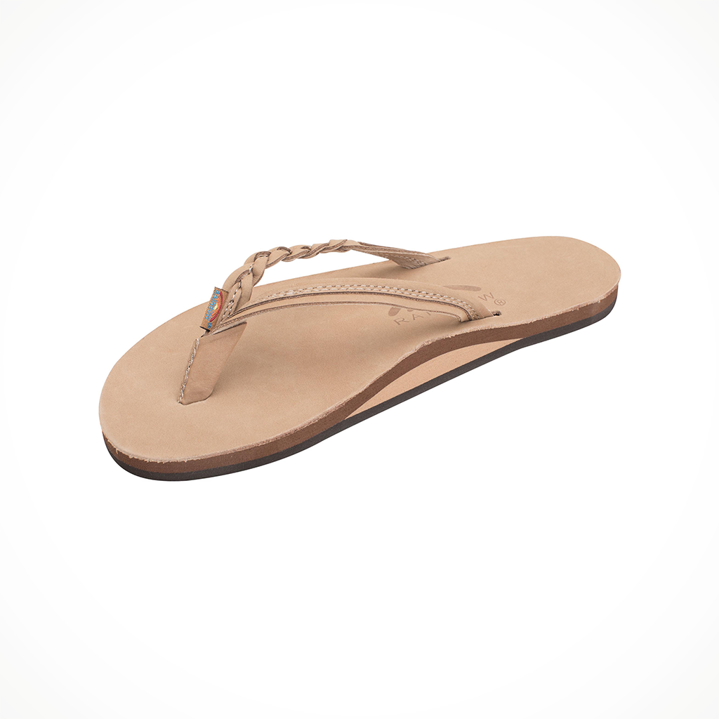 Flirty Braidy Single Layer Leather w\Braid — Women's