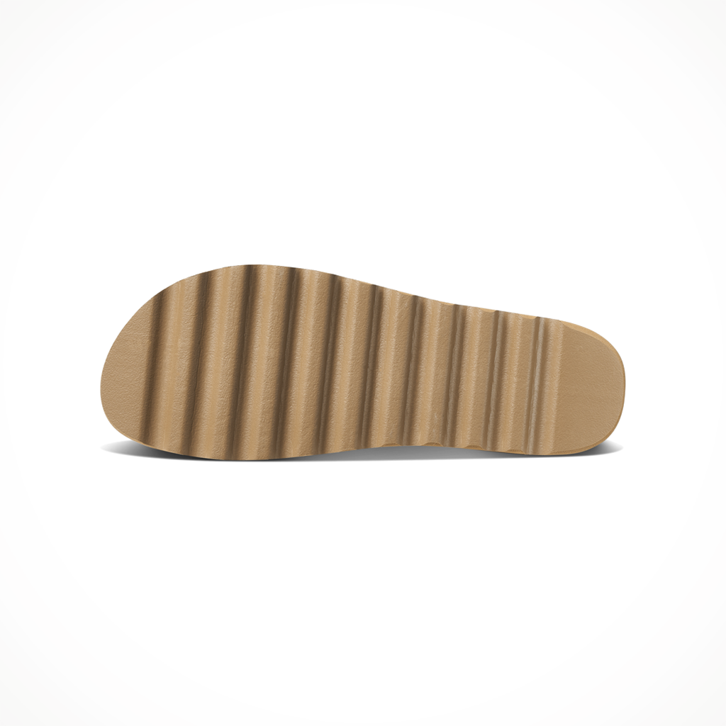 Product image: Reef Cushion V Ista Hi Natural Braid Womens 2026, showing the bottom view.