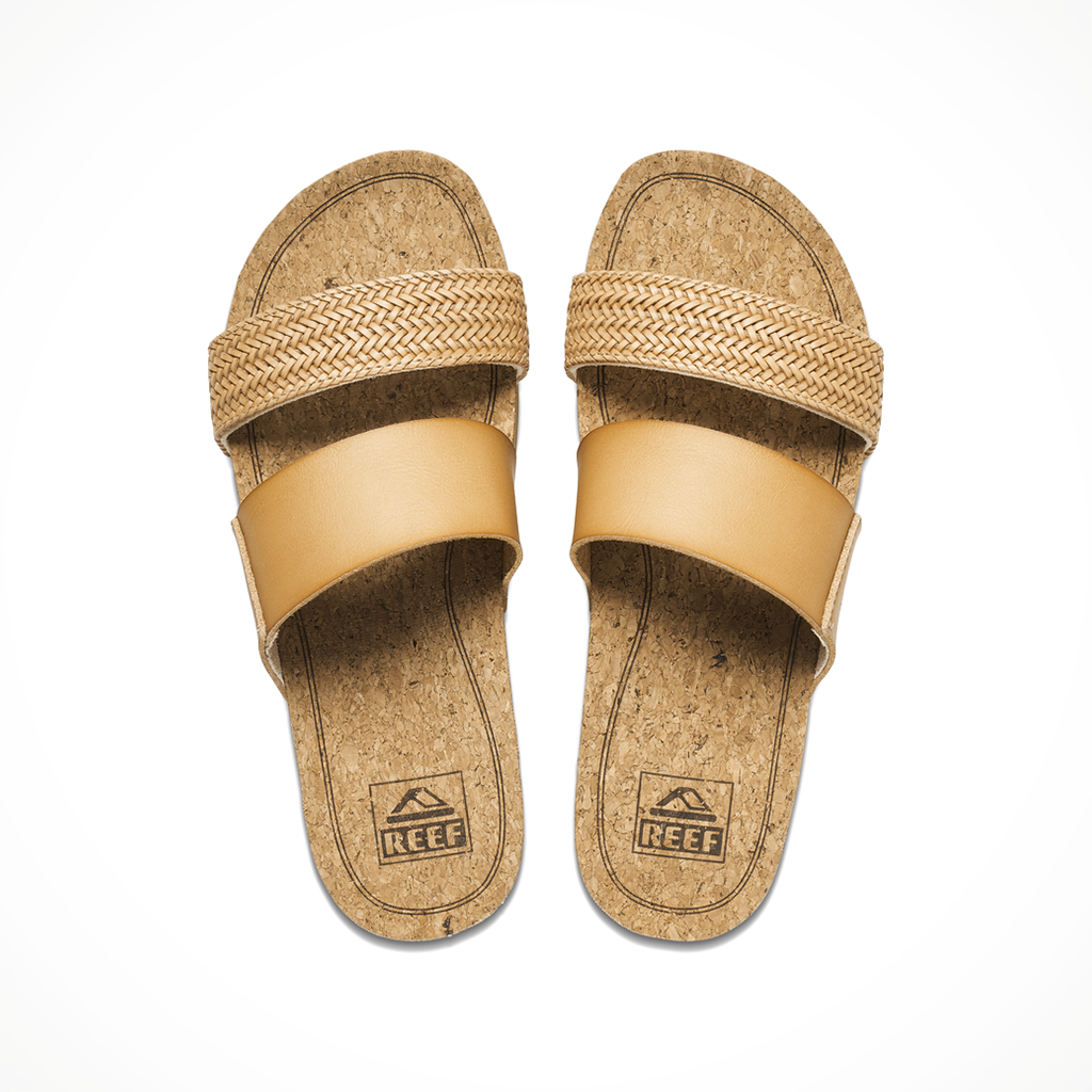 Product image: Reef Cushion V Ista Hi Natural Braid Womens 2026, shown from above.