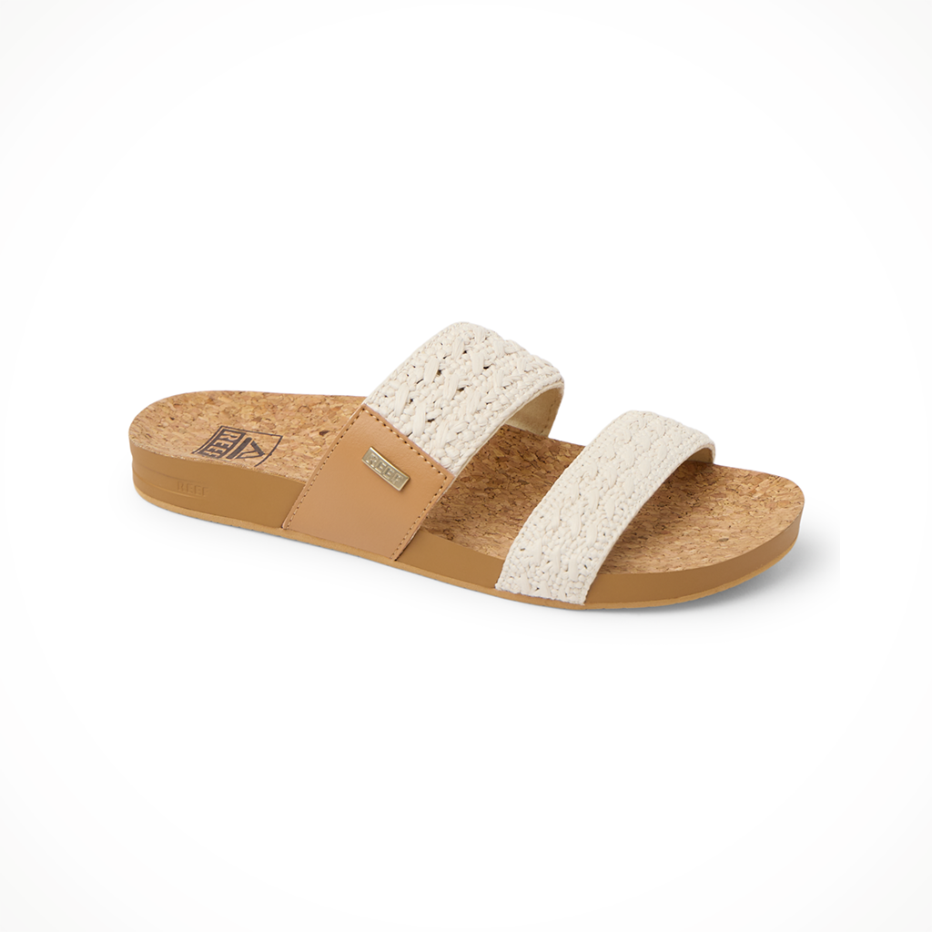 Product image: Reef Cushion Vista Vintage Textile Womens 2026, shown from a three-quarter angled view.