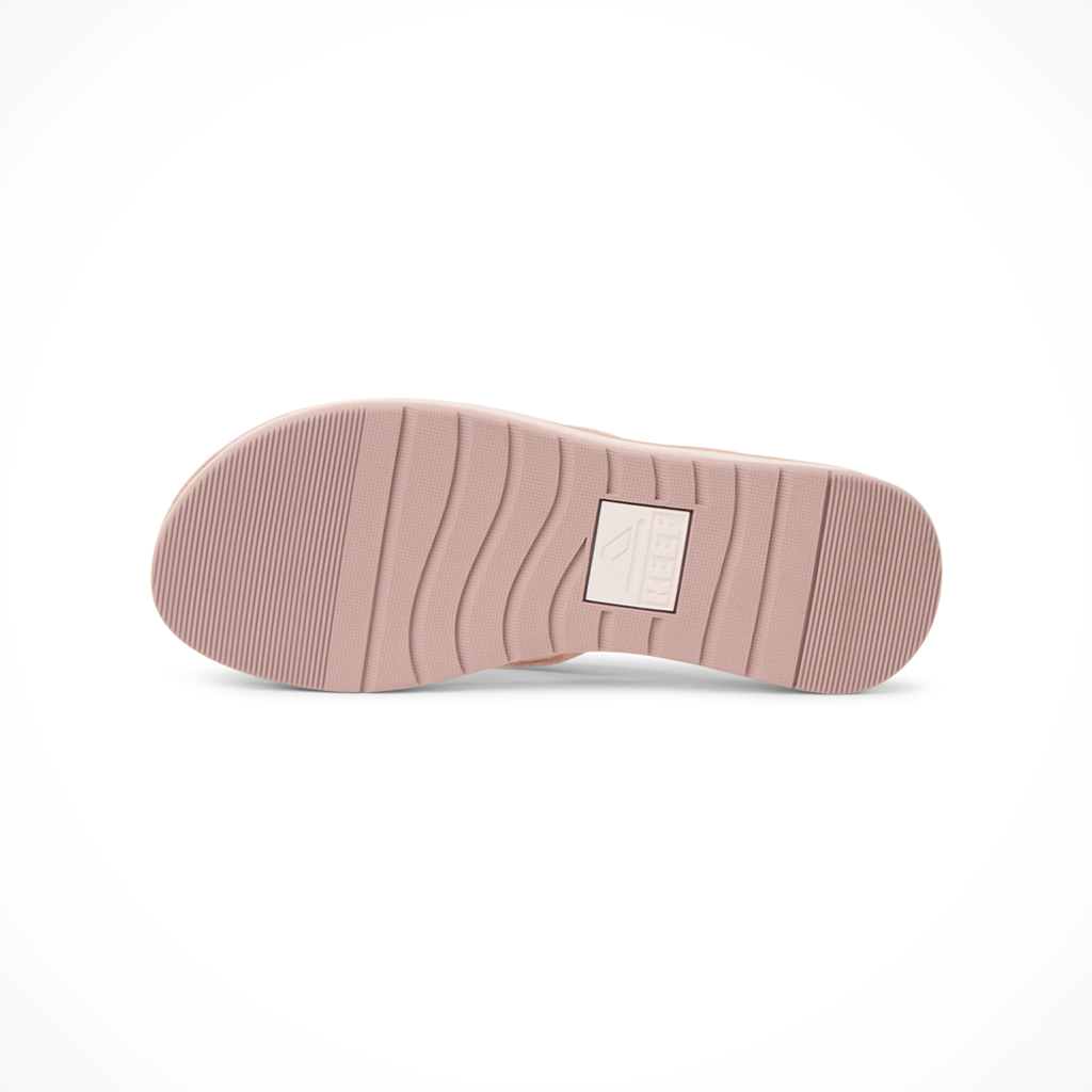 Product image: Reef Ojai Classic Slim Blush Suede Womens 2026, showing the bottom view.