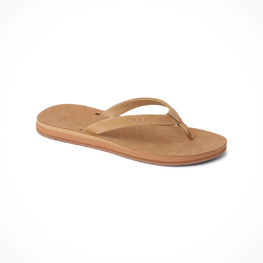 Product image: Reef Ojai Classic Slim Blush Suede Womens 2026, shown from a three-quarter angled view.