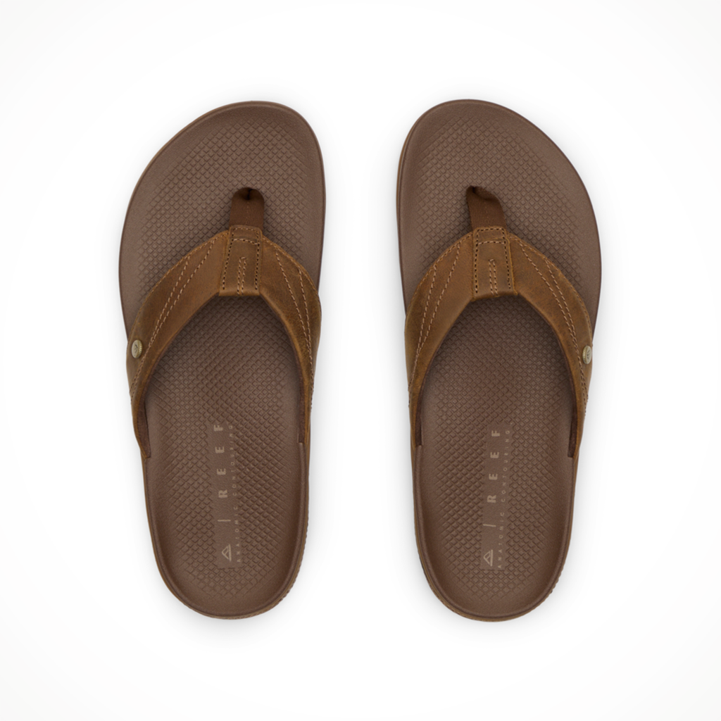 Product image: Reef Phantom Lux Toffee Mens 2026, shown from above.