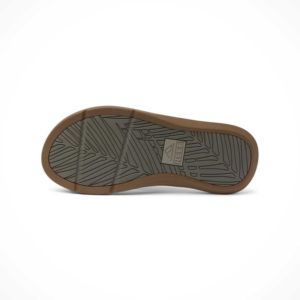Product image: Reef Santa Ana Moonrock B Rown Mens 2026, showing the bottom view.
