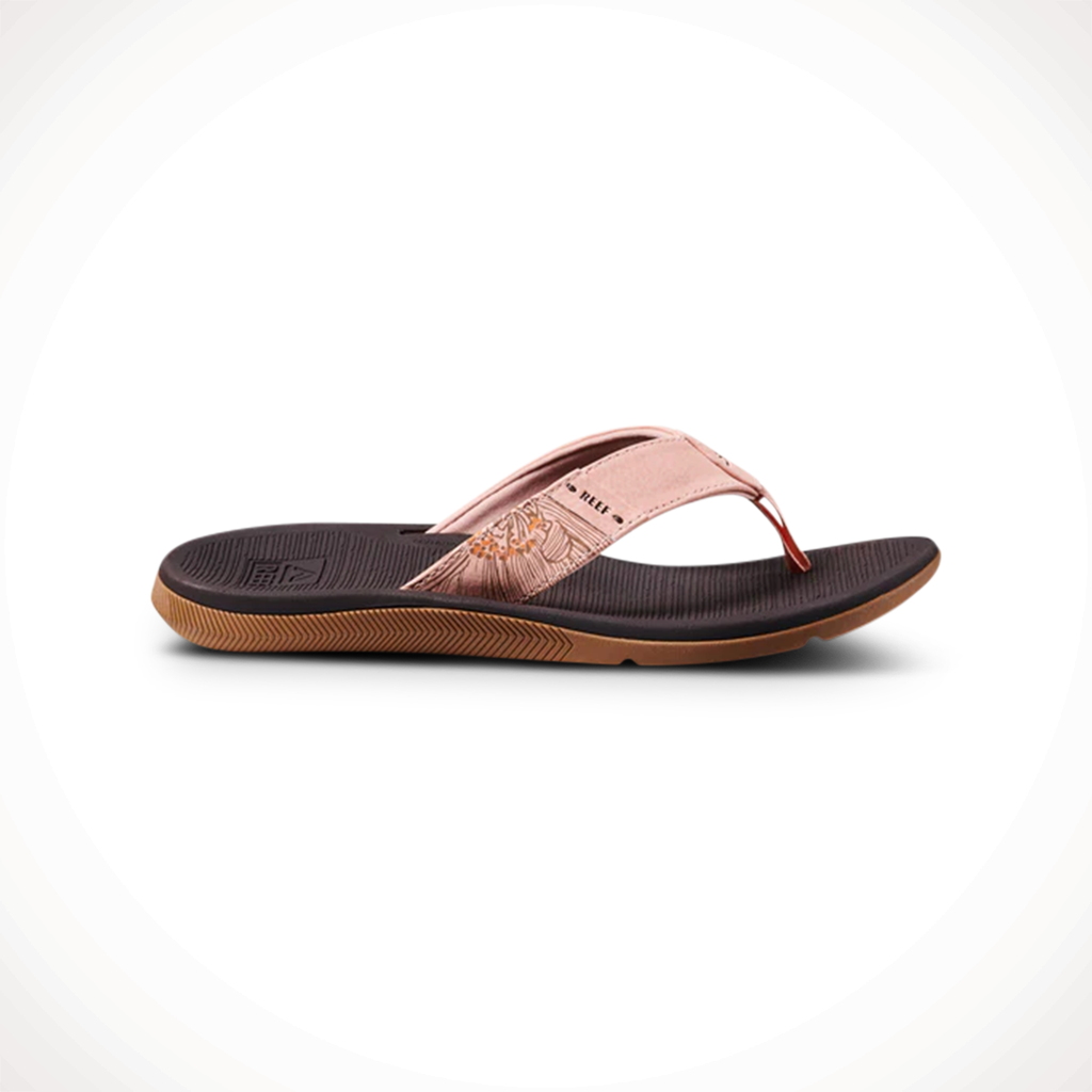 rose gold reef flip flops