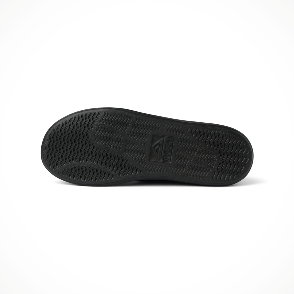Product image: Reef Swellsole Neptune Blackout Mens 2026, showing the bottom view.