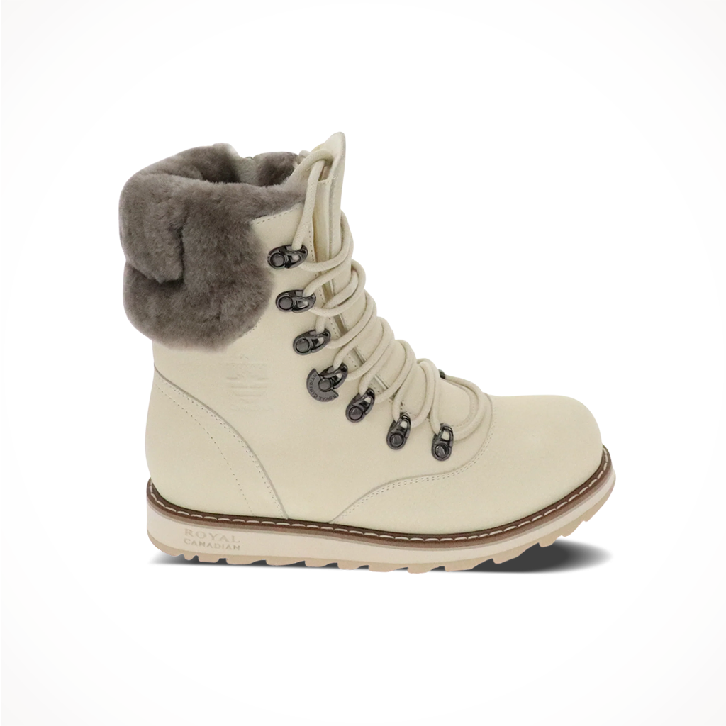 Royal Canadian Womens Cambridge Boot Pale Ale White Hero