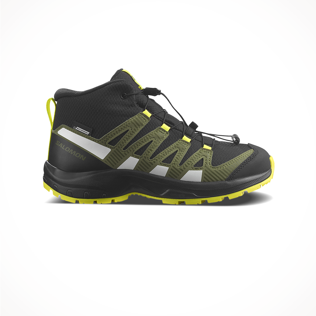 Salomon Kids XA Pro V8 Mid Waterproof Shoes | OutdoorSports.com Salomon Kids XA Pro V8 Mid Waterproof Shoes | OutdoorSports.com