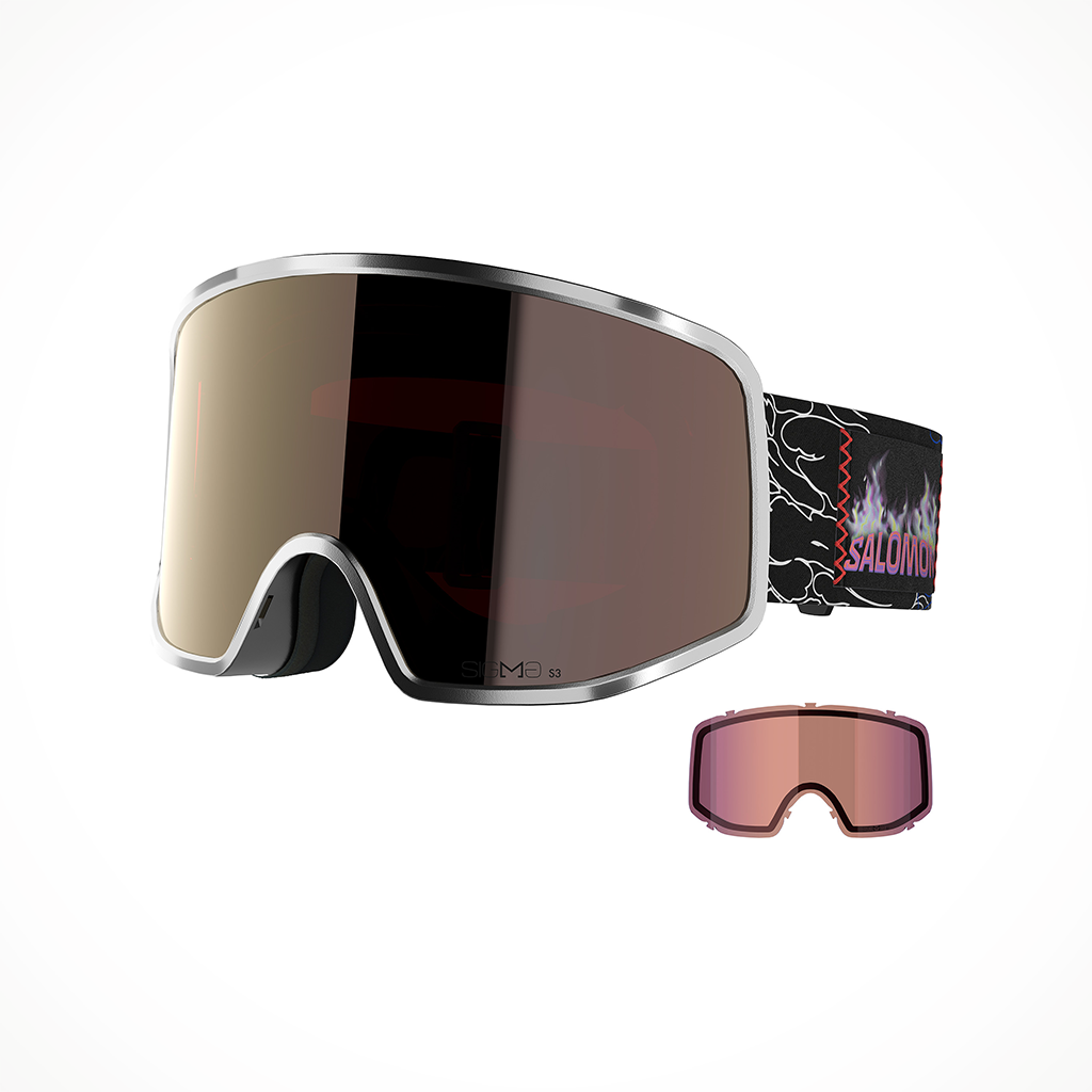 Product image: Salomon SENTRYPROSIGMA Silver Metal Freeski Gun Metal extralens.