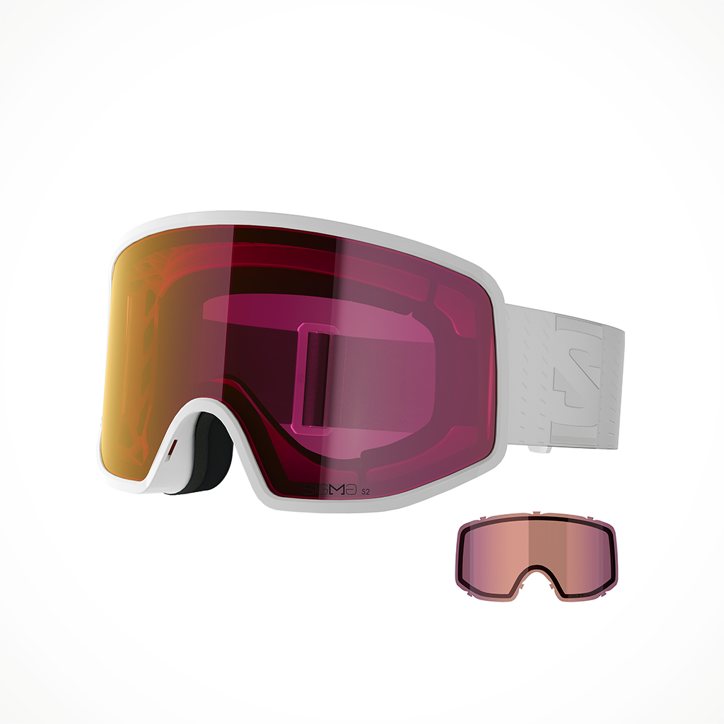 Product image: Salomon SENTRYPROSIGMA White Poppy Red extralens.