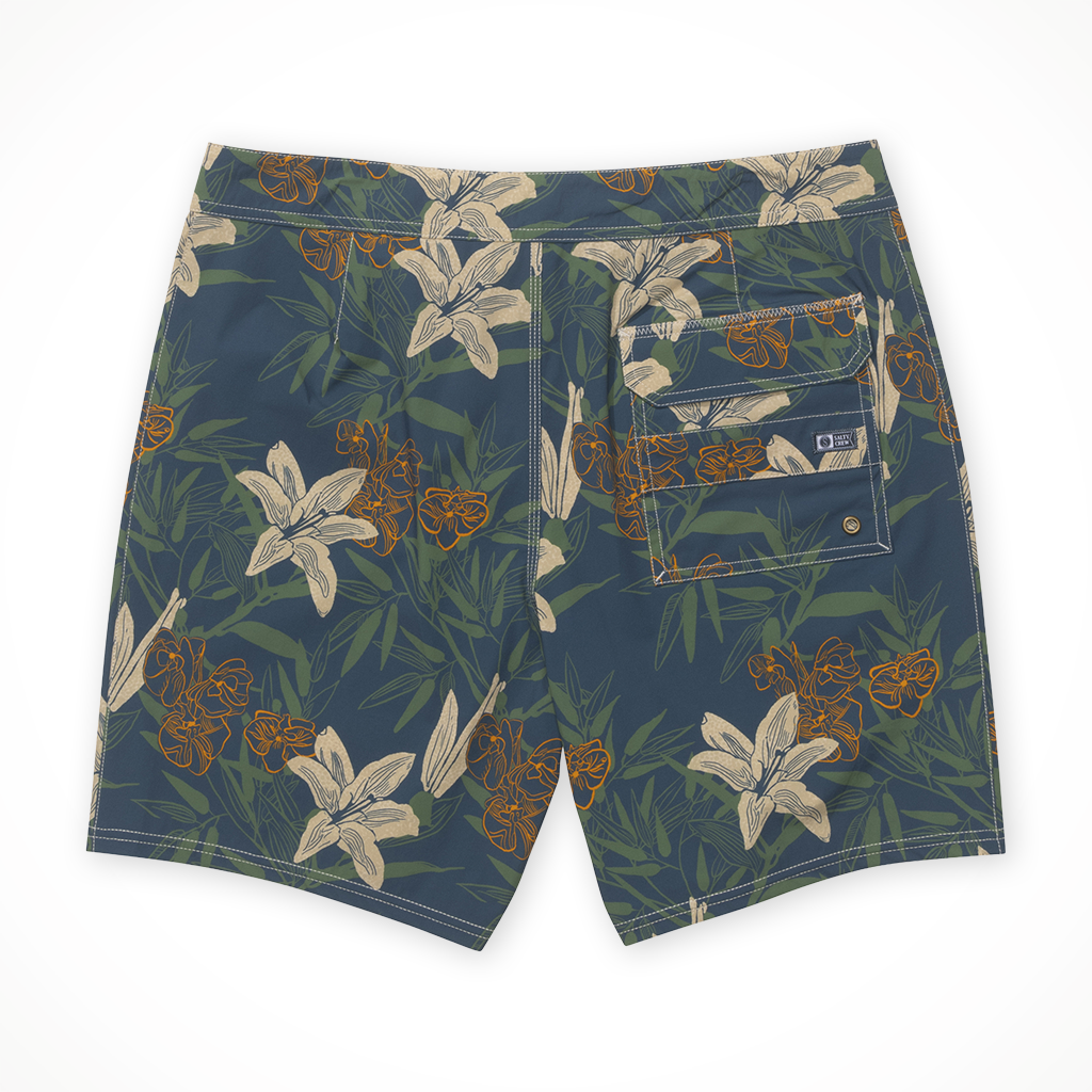 Product image: Salty Crew Channel Board Short cast Blue Mens 2026, shown from the back.