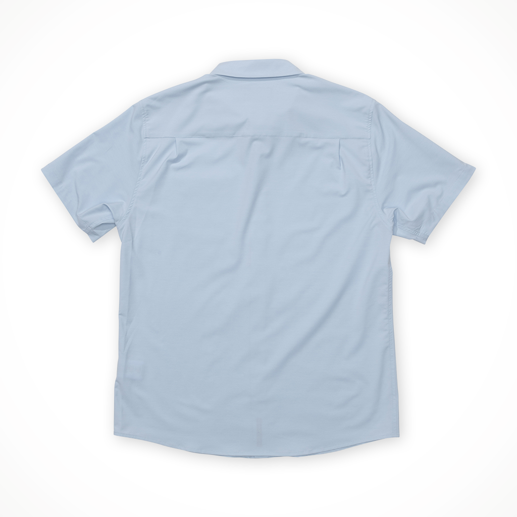 Product image: Salty Crew Drifter UV button up clear Sky Mens 2026, shown from the back.