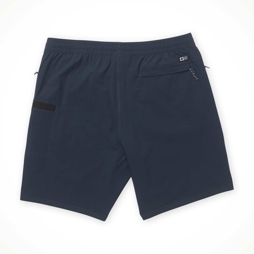 Product image: Salty Crew crew Boatshort Ewaist Navy Mens 2026, shown from the back.