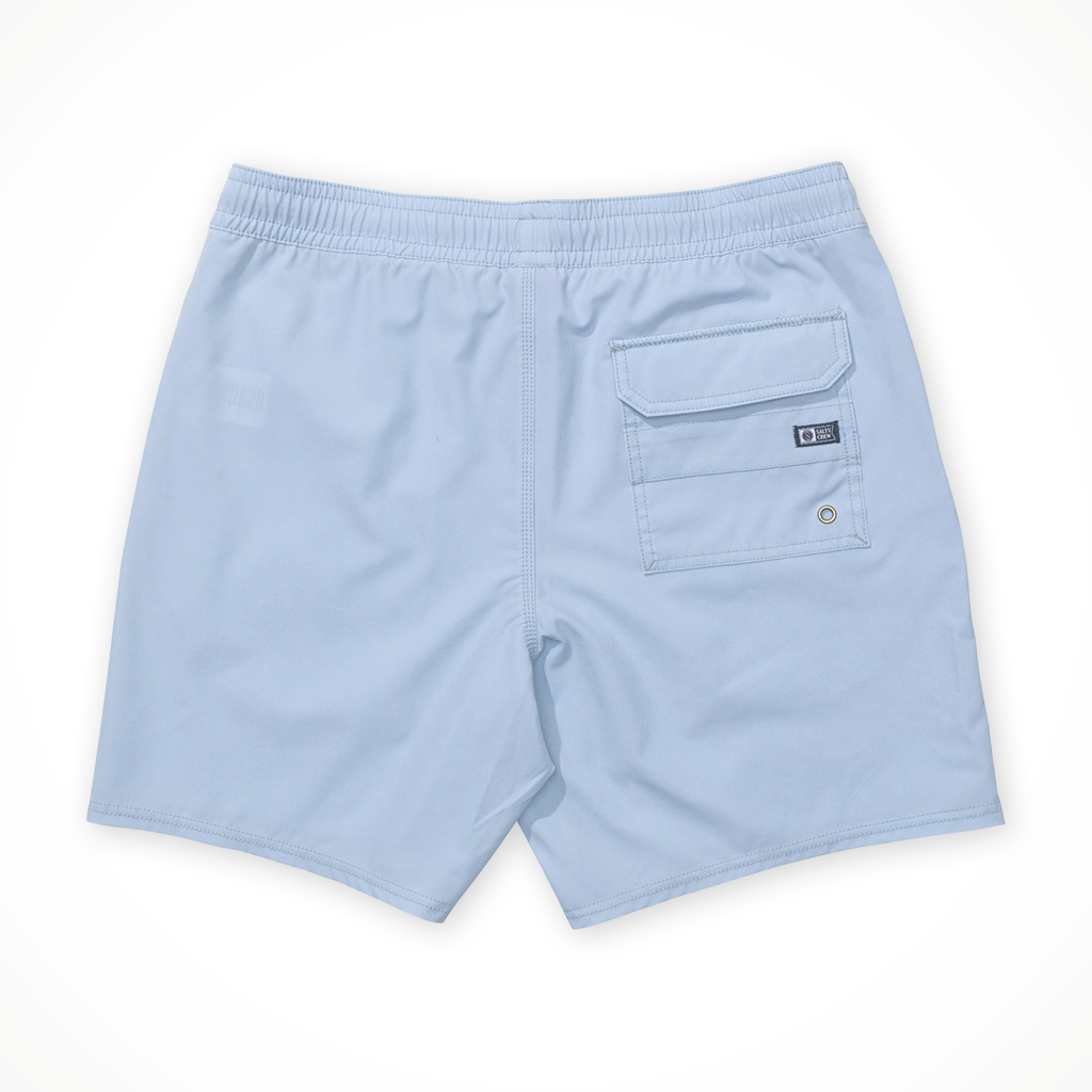 Product image: Salty Crew seadog Volley mineral Blue mens 2026, shown from the back.