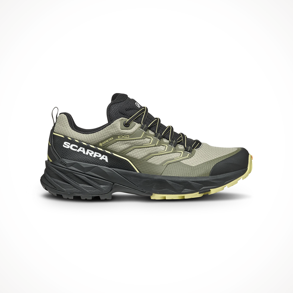 Scarpa Chaussures de randonnée imperméables Rush 2 GTX Gore-Tex pour femme, Sauge/jaune poudré, 5-5.5 Women/4-4.5 Men Scarpa Chaussures de randonnée imperméables Rush 2 GTX Gore-Tex pour femme, Sauge/jaune poudré, 5-5.5 Women/4-4.5 Men