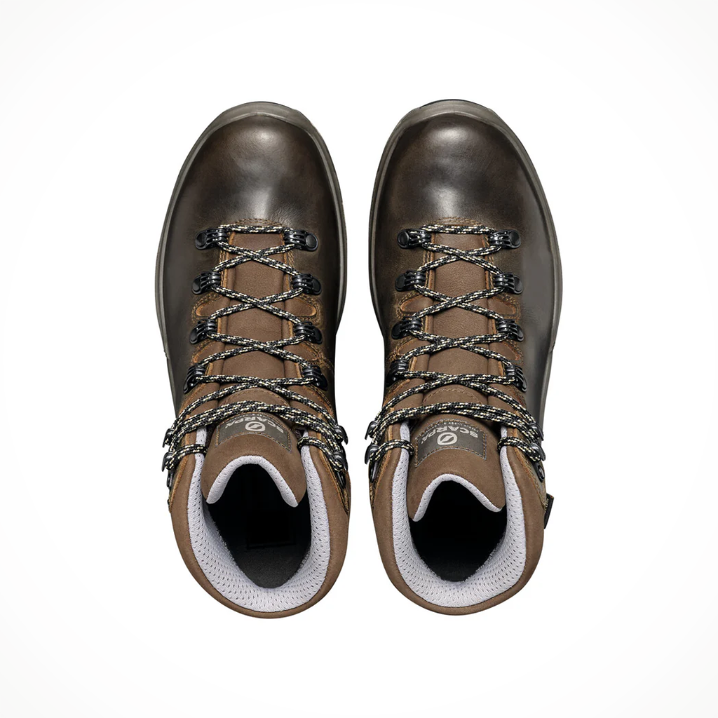 Product image: Scarpa Terra Gtx brown womens 2026, shown from above.