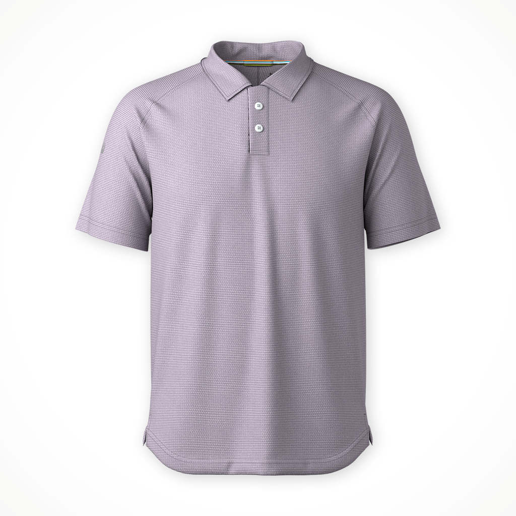 Product image: Smartwool Active Mesh polo Purple Storm Heather Mens 2026, shown in primary marketing view.