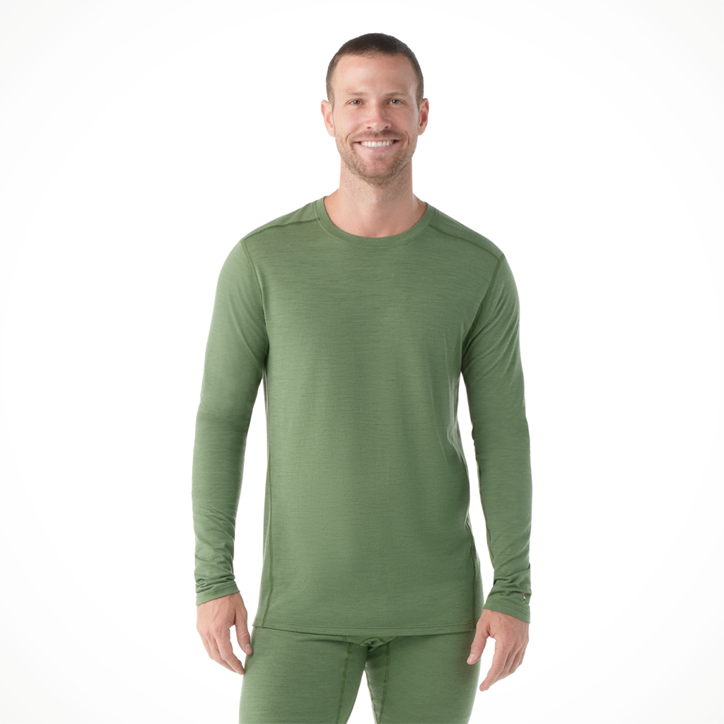 Product image: Smartwool Classic all Season Meriono Base Layer Crew Fern Green mens 2026 Alt1.
