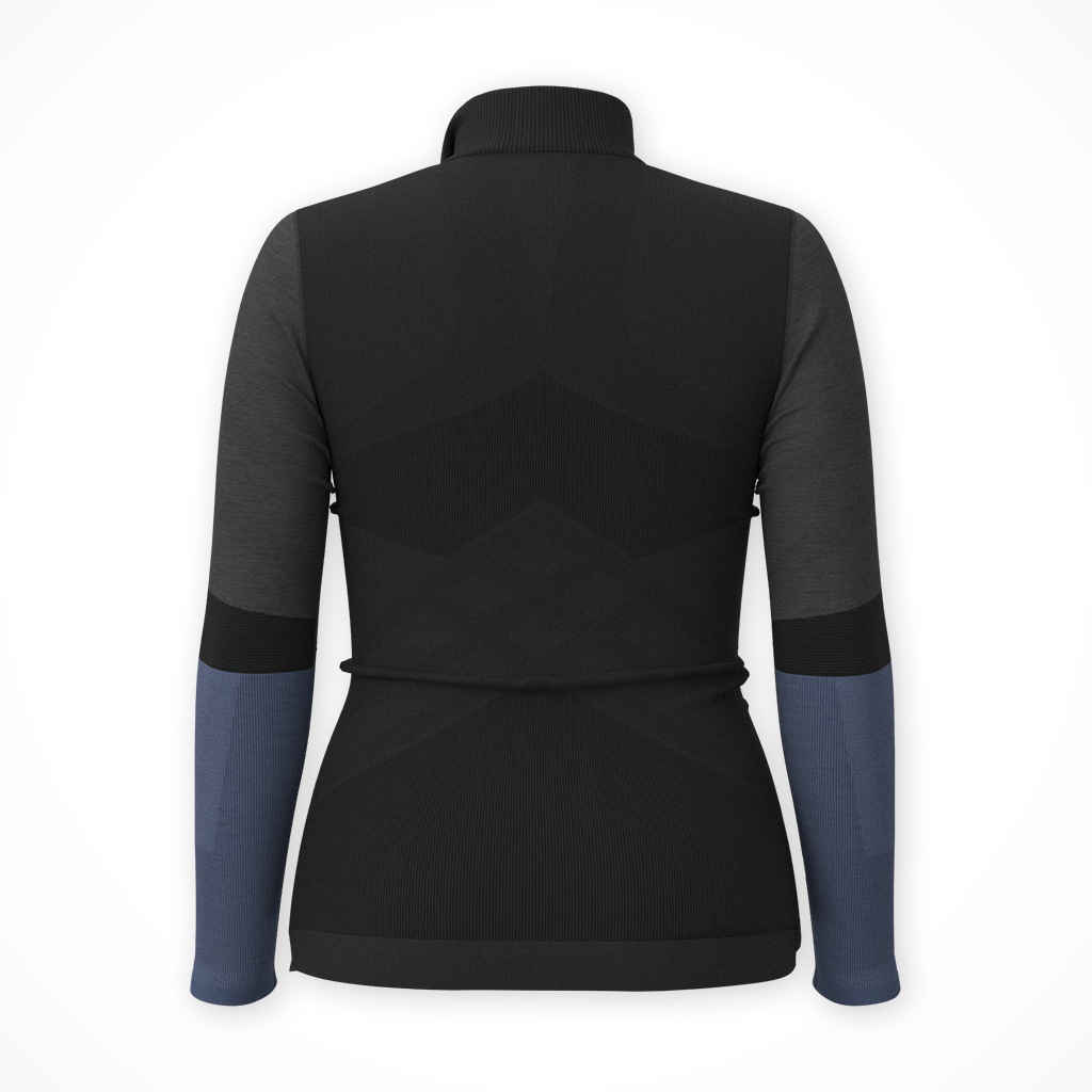 Product image: Smartwool Intra therm q zip blk Char wom 25 b.