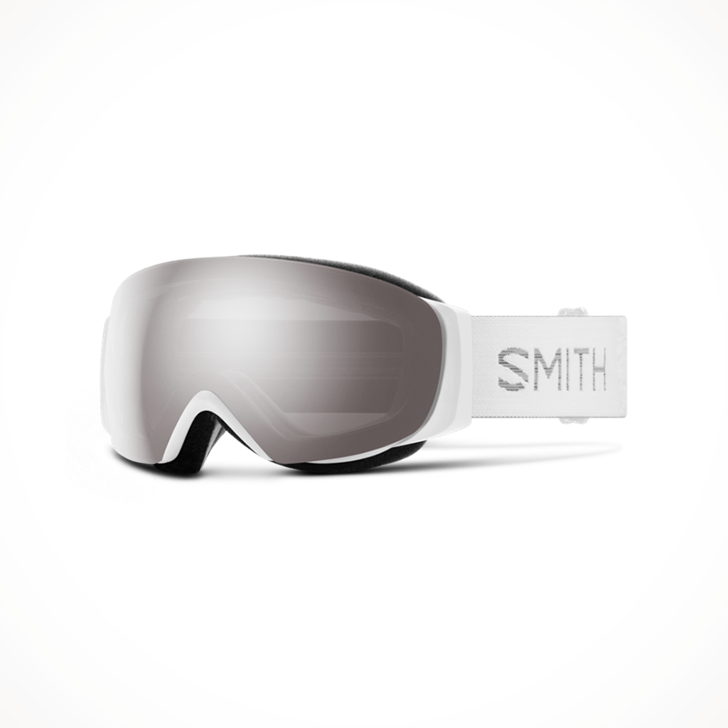 Product image: Smith IO Mag S White C Hunky knit Chromapop Sun Platinum Mirror 2026, shown in primary marketing view.