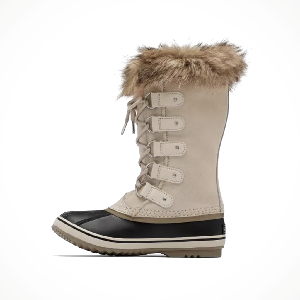 Product image: Sorel Joan Of Arctic WP fawn omega Taupe womens 2025, shown from the left side profile.