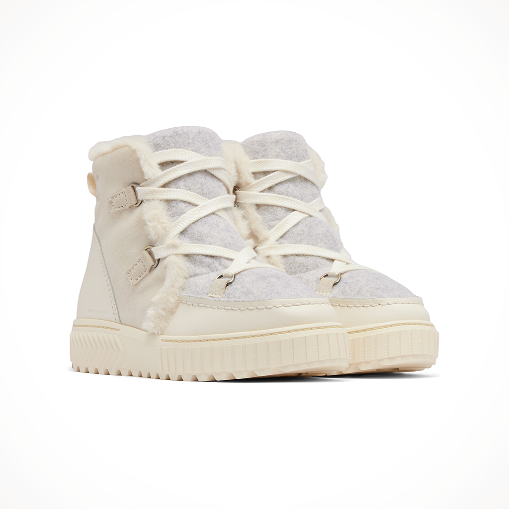 Product image: Sorel Ona Ave Alpine Boot WP Chalk Chalk Womens 2024, shown as a pair.