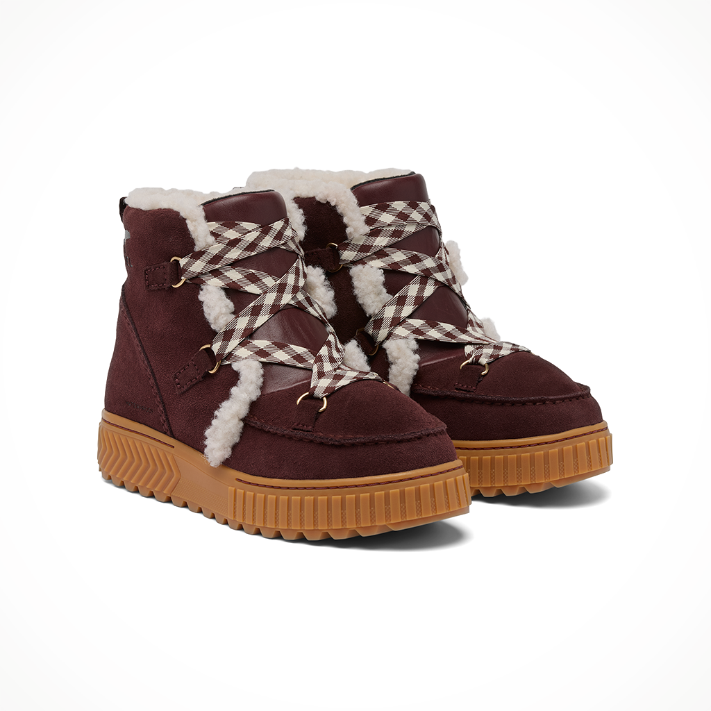 Product image: Sorel Ona Ave Alpine Boot WP Redwood womens 2025, shown as a pair.