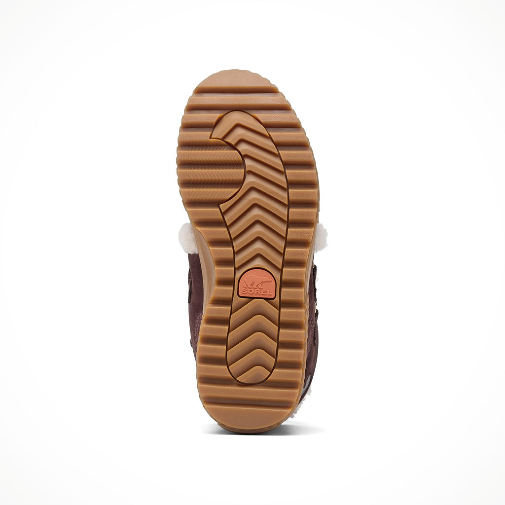 Product image: Sorel Ona Ave Alpine Boot WP Redwood womens 2025, showing the bottom view.