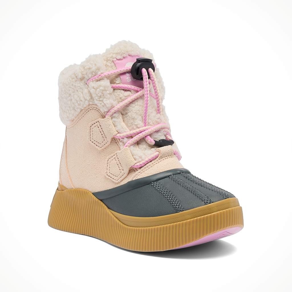 Product image: Sorel Out N About IV C Hillz WP Pearlescent kids 25, shown from a three-quarter angled view.