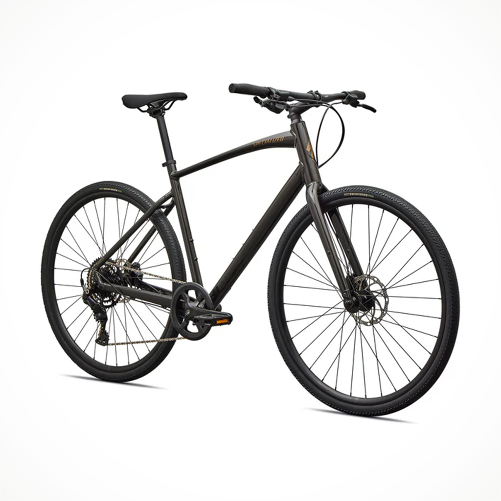 Product image: Specialized Sirrus X 2 Gloss Metallic Obsidian Burnt Gold Metallic Frost Reflective 2026 alt1.