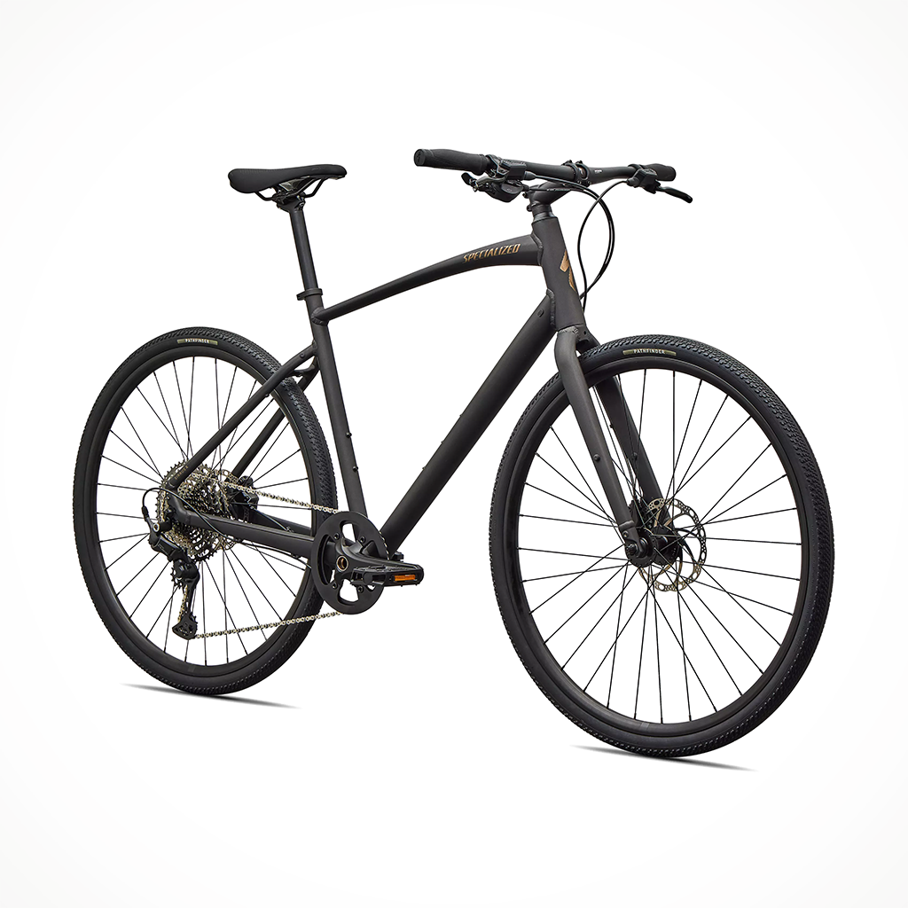 Product image: Specialized Sirrus X 3 Gloss Metallic Obsidian Burnt Gold Metallic Frost Reflective 2026 alt1.