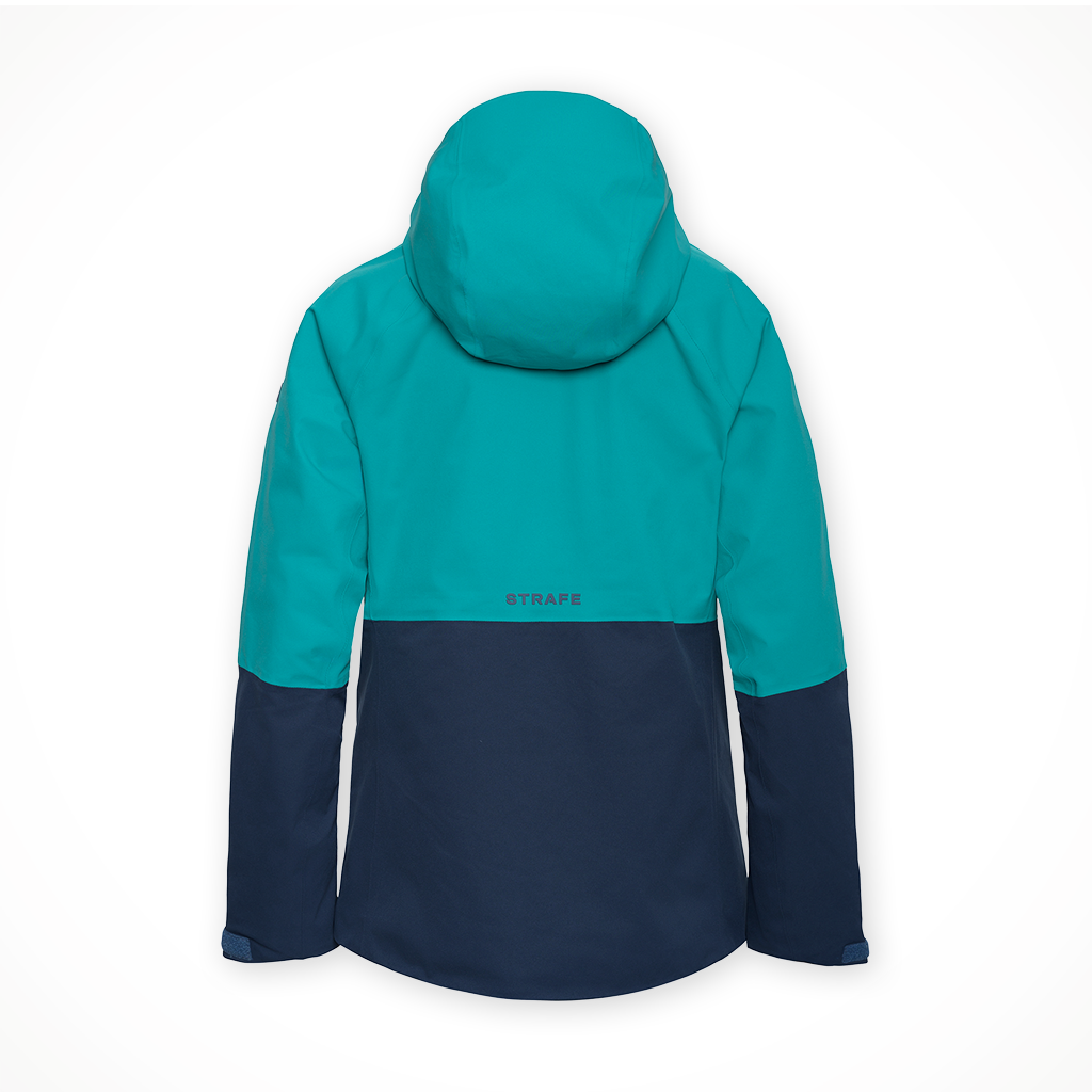 Product image: Strafe Cloud9 Jacket Tropical Womens 2025, shown from the back.