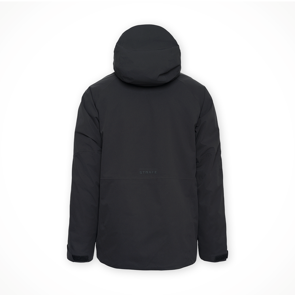 Product image: Strafe Hayden Jacket Black Mens 2025, shown from the back.