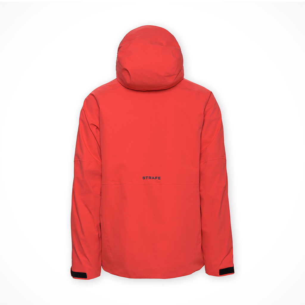 Product image: Strafe Hayden Jacket Red Mens 2025, shown from the back.