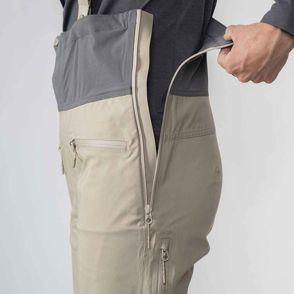 Product image: Strafe Willow Half Bib Timberwolf Womens 2024 Alt4.