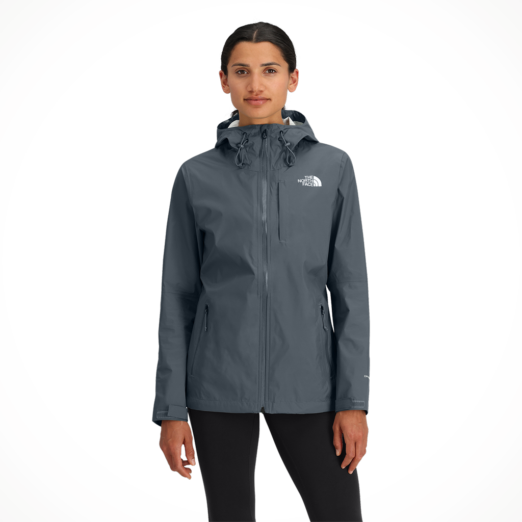 Product image: TNF Alta Vista Rain Jacket Granite Grey Womens 2026 Alt1.